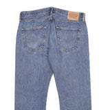LEVI'S 501 Mens Jeans Blue Classic Straight Denim Medium W36 L26 Button