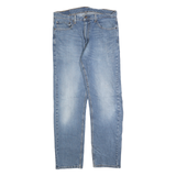 LEVI'S 505 Mens Jeans Blue Regular Straight Denim Medium W36 L32 Classic Fit Zip