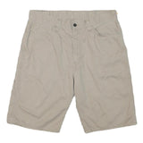 LEVI'S Mens Shorts Beige Casual Plain XL W36 Cotton Blend Comfortable Style