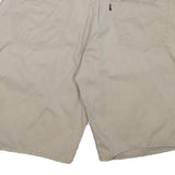 LEVI'S Mens Shorts Beige Casual Plain XL W36 Cotton Blend Comfortable Style
