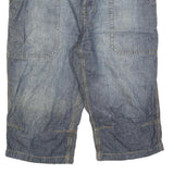 REWARD Mens Denim Blue Casual Shorts L W38 Cotton Blend Comfortable Fit