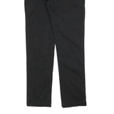 TOMMY HILFIGER Mens Cotton Blend Black Slim Straight Trousers W30 L32 Classic