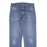 LEVI'S 505 Mens Jeans Blue Regular Straight Denim Medium W33 L31 Zip Cotton