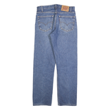 LEVI'S 505 Mens Jeans Blue Regular Straight Denim Medium W33 L31 Zip Cotton