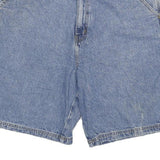 Mens Blue Denim Casual Shorts 3XL W38 Cotton Blend Comfortable Fit