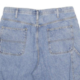 Mens Blue Denim Casual Shorts 3XL W38 Cotton Blend Comfortable Fit