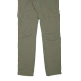 46 NORD Mens Cotton Blend Green Slim Tapered Trousers W27 L32 Casual Outdoor Zip