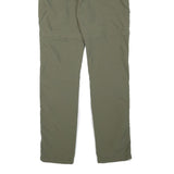 46 NORD Mens Cotton Blend Green Slim Tapered Trousers W27 L32 Casual Outdoor Zip