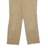 CARHARTT Womens Cotton Blend Beige Regular Fit Straight Leg Trousers W30 L27