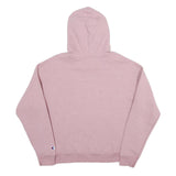 CHAMPION Womens Pink Pullover Hoodie M Cotton Blend Casual Sweatshirt