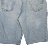 LEVI'S Mens Denim Blue Casual Shorts XL W38 Cotton Blend Relaxed Fit