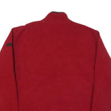 IZOD Mens Red Zip Jacket XL Polyester Plain Lightweight Casual Outdoor