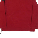 IZOD Mens Red Zip Jacket XL Polyester Plain Lightweight Casual Outdoor