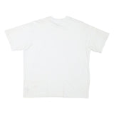 CALVIN KLEIN JEANS Mens White S Graphic T-Shirt Short Sleeve Crew Neck Logo