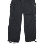 CARHARTT Mens Cotton Blend Black Regular Straight Trousers W28 L31 Utility