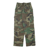 MFH Mens Cotton Blend Relaxed Cargo Camouflage Trousers W23 L25 Utility Style