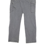 CARHARTT Mens Cotton Blend Grey Relaxed Straight Trousers W32 L32 Workwear