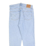 LEVI'S 501 Womens Jeans Blue Regular Straight Denim Light W30 L25 Classic Fit