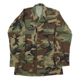 STEPS INC. Mens Green & Brown U.S. Army Camouflage Jacket M Cotton Blend