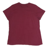 NIKE Womens Maroon Modesto Nuts Baseball Graphic T-Shirt 2XL Short Sleeve Crew