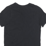 LEVI'S Mens Black Short Sleeve Crew Neck T-Shirt S Cotton Blend Classic Fit
