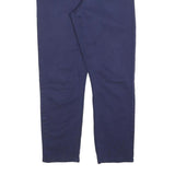 CALVIN KLEIN JEANS Womens Cotton Blend Blue Slim Slim Leg Trousers W30 L28