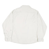 WRANGLER Mens White Shirt XL Cotton Blend Casual Long Sleeve Button Down