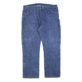 DICKIES Mens Regular Fit Blue Denim Jeans W38 L30 Zip Closure Cotton Blend