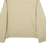 TIMBERLAND Mens Beige Cotton Blend Jacket S Plain Zip Casual Lightweight