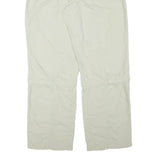 COLUMBIA Mens Beige Relaxed Straight Trousers W36 L31 Lightweight Outdoor Zip