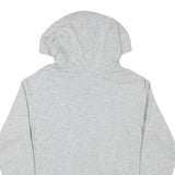 CHAMPION Womens Grey Pullover Hoodie S Cotton Blend Logo Sweatshirt
