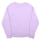 LEVI'S Womens Lilac Purple Sweatshirt S Crew Neck Cotton Pullover Casual