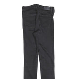LEVI'S Womens Black Slim Skinny Denim Jeans Cotton Blend W26 L32 Zip