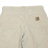 CARHARTT Mens Shorts Beige M W34 Casual Cotton Blend Workwear