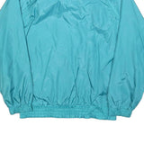LANDS END Womens Teal & Purple Classic Jacket S Nylon Windbreaker Outdoor Zip