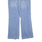 PEPE JEANS Womens Regular Blue Denim Straight Jeans W33 L32 Classic Cotton Zip