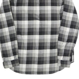 CARHARTT Womens Black & Grey Check Shirt S Workwear Casual Flannel Button-Up