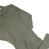 Mens Green Cotton Blend Dungarees Regular Fit Zip Closure M W42 L26 Utility