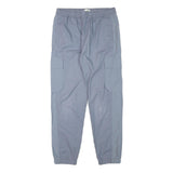 COS Mens Relaxed Blue Cargo Trousers W30 L28 Cotton Blend Casual Everyday