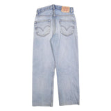 LEVI'S 505 Mens Jeans Blue Regular Straight Denim Light W30 L27 Classic Fit