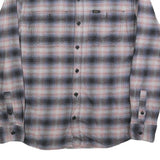 LEE Mens Blue & Pink Check Shirt M Cotton Blend Casual Long Sleeve Button Shirt