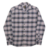 LEE Mens Blue & Pink Check Shirt M Cotton Blend Casual Long Sleeve Button Shirt