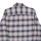 LEE Mens Blue & Pink Check Shirt M Cotton Blend Casual Long Sleeve Button Shirt
