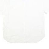LEVI'S Mens White Cotton Short Sleeve Shirt M Classic Button Pocket