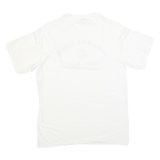HANES Mens White Gramma Dot's Sanibel Island Graphic T-Shirt M Short Sleeve Crew