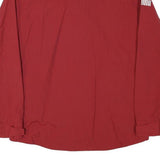 PUMA Mens Red Zip Jacket M Polyester Blend Plain Sportswear Casual Lightweight