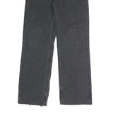 CARHARTT Mens Cotton Blend Black Regular Straight Trousers W32 L31 Durable
