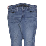 LEVI'S 711 Womens Jeans Blue Slim Skinny Denim W32 L24 Stretch Casual Pants