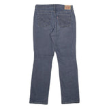 LEVI'S 505 Womens Jeans Blue Regular Straight Denim Medium W30 L30 Classic Zip