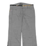 DOLCE & GABBANA Womens Wool Blend Black & White Relaxed Straight Trousers W30